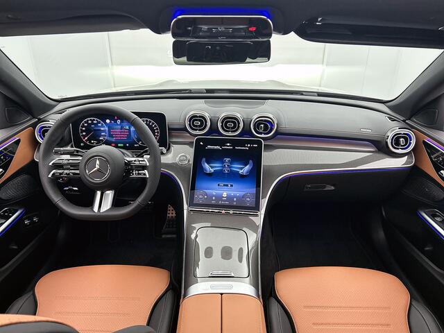 Mercedes-Benz C-KLASSE 300 e Business Solution AMG | Trekhaak | Nightpakket | Middenconsole metaalstructuur | Comfortpakket Plus | Panoramaschuifdak | 360° camera | Smartphone-integratie | Memorypakket |