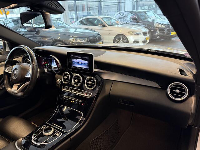 Mercedes-Benz C-KLASSE Estate 180 AMG Line | Panoramadak | Lederen bekleding | Trekhaak | Cruise control | Climate control | Nederlands geleverd | Stoelverwarming | Elek. inklapbare spiegels