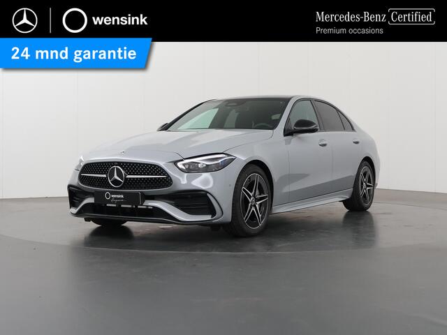 Mercedes-Benz C-KLASSE 180 Star Edition AMG | AMG line Plus | Panoramaschuifdak | Nightpakket | 360* Camera | Head-Up Display |