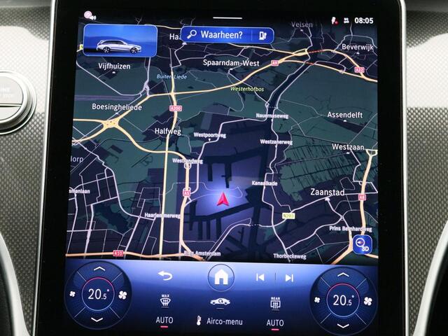 Mercedes-Benz C-KLASSE Estate 300 e Business Solution AMG AMG | Night Pakket | Panoramadak | Alarm Klasse 3 | Distronic | Apple CarPlay | Sfeerverlichting | Memory voorstoelen. Inclusief 24 maanden Mercedes-Benz Certified garantie voor Europa.