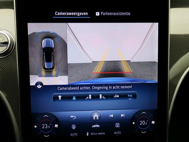 Mercedes-Benz C-KLASSE Estate 300 e Business Solution AMG AMG | Night Pakket | Panoramadak | Alarm Klasse 3 | Distronic | Apple CarPlay | Sfeerverlichting | Memory voorstoelen. Inclusief 24 maanden Mercedes-Benz Certified garantie voor Europa.