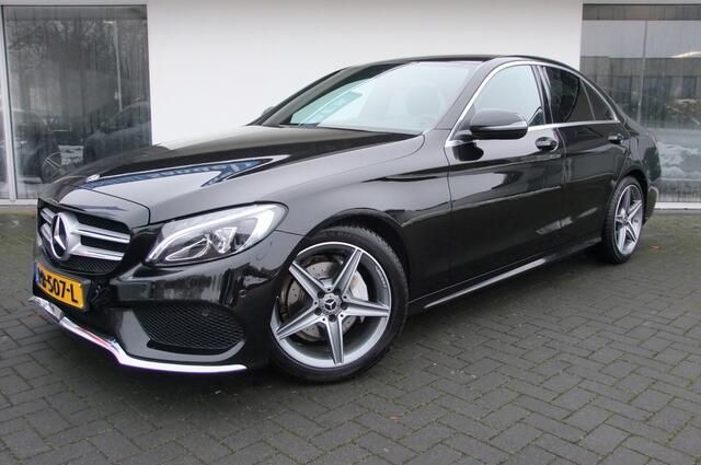 Mercedes-Benz C-KLASSE 180 Business Solution AMG/ 9G/ LED/ All-season/ Stoelverwarming/ Dodehoek assist/ Camera