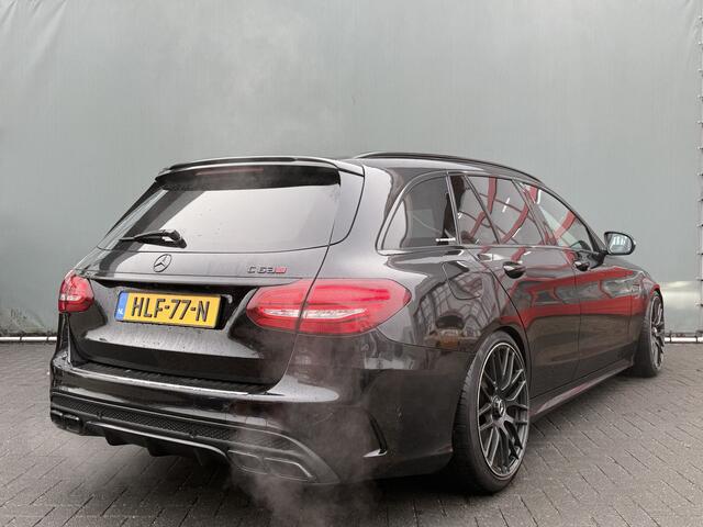 Mercedes-Benz C-KLASSE 63-AMG Estate BWJ 2017 476 PK AUTOMAAT | FULL LED | STOELVERW. | LEDER | ADAPTIVE CRUISE | ELEKTR. STOELEN | ELEKTR. ACHTERKLEP | NAVI | CLIMA | CRUISE | LMV | PDC