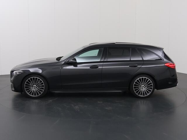 Mercedes-Benz C-KLASSE Estate 180 AMG Line | Night | Panoramadak | Multispaaks AMG velgen | Rijassistentiepakket Plus | Stoelverwarming |