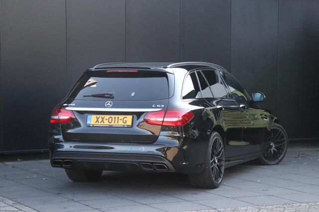Mercedes-Benz C-KLASSE Estate AMG 63 | SCHAALSTOELEN| LEDER | PANO-DAK | BURMESTER | HEAD-UP | CRUISE | STOELVERW. | MEMORY | 360 CAMERA