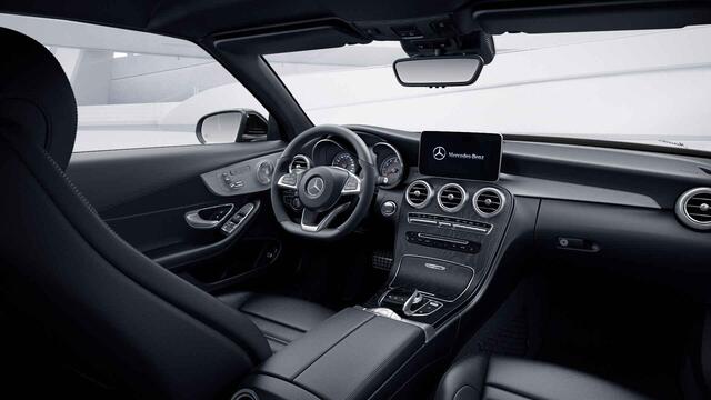 Mercedes-Benz C-KLASSE Cabrio 180 Premium Plus | Night edition | Burmester | Memory | Airscarf | 19" lichtmetalen velgen |