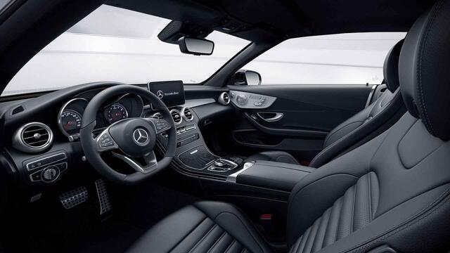 Mercedes-Benz C-KLASSE Cabrio 180 Premium Plus | Night edition | Burmester | Memory | Airscarf | 19" lichtmetalen velgen |