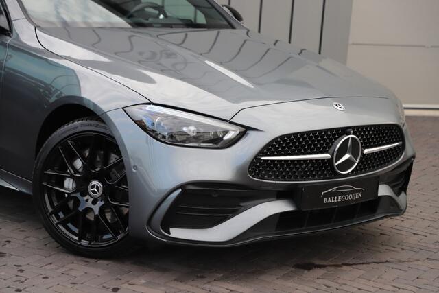 Mercedes-Benz C-KLASSE 300e AMG | 313PK | Head-up | Keyless-go | Sfeerverlichting | Memory | Pano | Leder | Standkachel | Trekhaak | 2022.