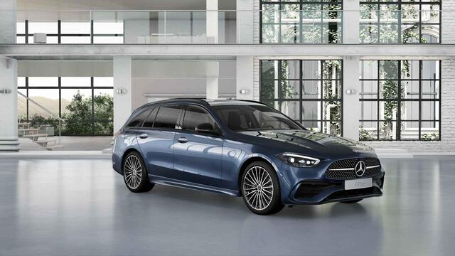 Mercedes-Benz C-KLASSE Estate 300e Business Solution AMG | Panoramaschuifdak | AMG Line Plus | Head-up | Burmester |