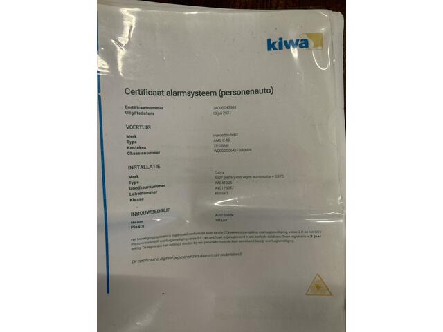 Mercedes-Benz C-KLASSE AMG 43 4MATIC V6 368PK | Alarm klasse 3 | Rode gordels | Adaptief onderstel | Cruise control | Climate control | Stoelverwarming | Alcantara/Lederen bekleding | Fabrieksaf kleppensysteem