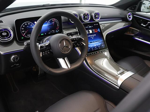 Mercedes-Benz C-KLASSE Estate 300e Business Solution AMG | Panoramaschuifdak | Burmester | Rijassistentiepakket | DIGITAL LIGHT | Trekhaak |