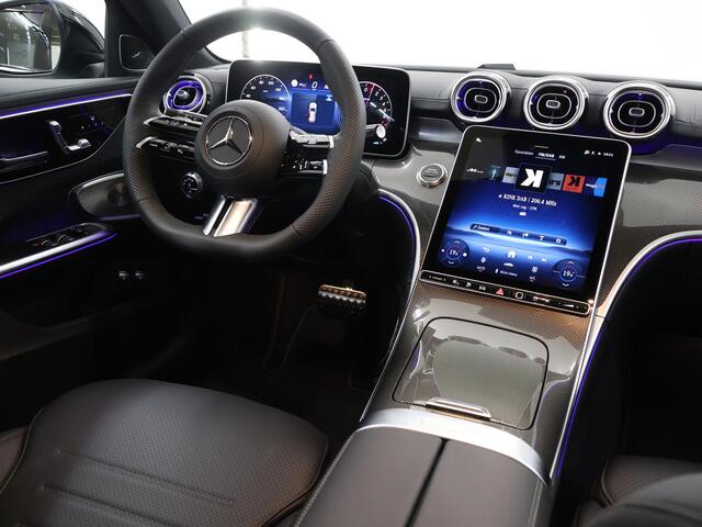 Mercedes-Benz C-KLASSE Estate 300e Business Solution AMG | Panoramaschuifdak | Burmester | Rijassistentiepakket | DIGITAL LIGHT | Trekhaak |