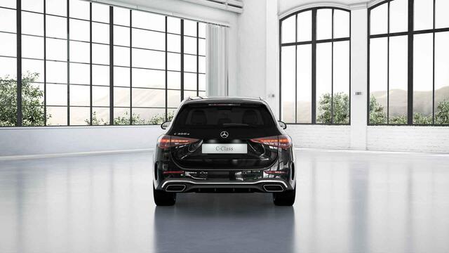 Mercedes-Benz C-KLASSE Estate 300e Business Solution AMG | Panoramaschuifdak | Dodehoekassistent | Memorypakket | 360° camera | Stoelverwarming |