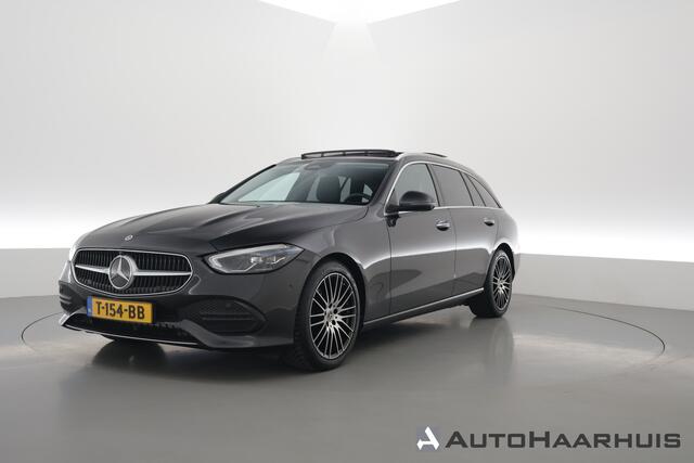Mercedes-Benz C-KLASSE Estate 180 Luxury Line | Pano | Elek. Trekhaak | 360cam | Leder | Memory seats | Burmester | Adapt. Cruise | Carplay