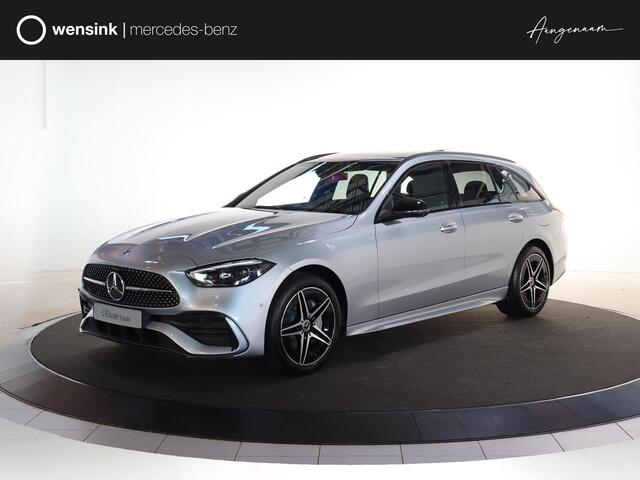 Mercedes-Benz C-KLASSE Estate 300 e Business Solution AMG | Night | Panoramadak | AMG Line Plus | Trekhaak | Head-up | Burmester |