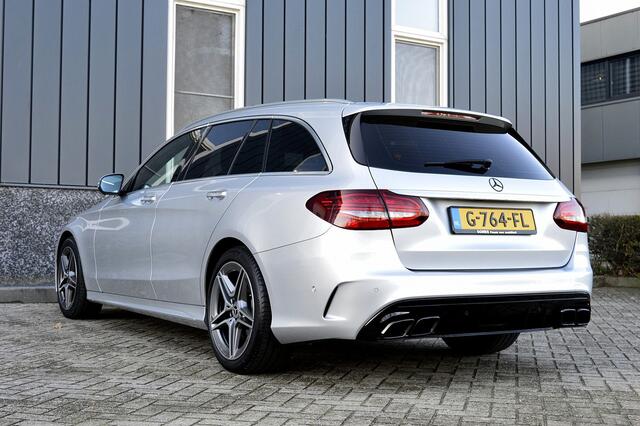 Mercedes-Benz C-KLASSE Estate 180 AMG-Line Rijklaarprijs-Garantie Panorama dak Leder Burmester Led 360 Camera Sfeer verlichting