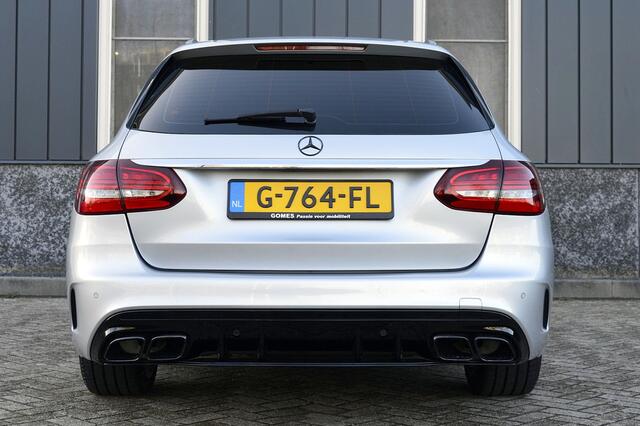 Mercedes-Benz C-KLASSE Estate 180 AMG-Line Rijklaarprijs-Garantie Panorama dak Leder Burmester Led 360 Camera Sfeer verlichting