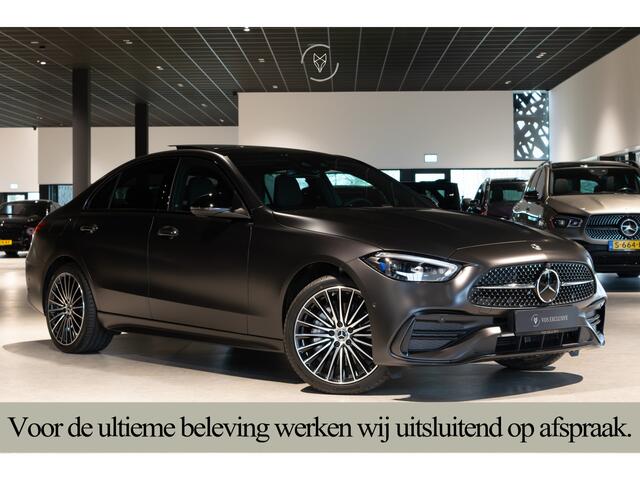 Mercedes-Benz C-KLASSE 300 e AMG Magno|Nappa|Night|Rij-assistentie Plus|Keyless-Go|Stoelkoeling|Pano|360°|Burmester|19''