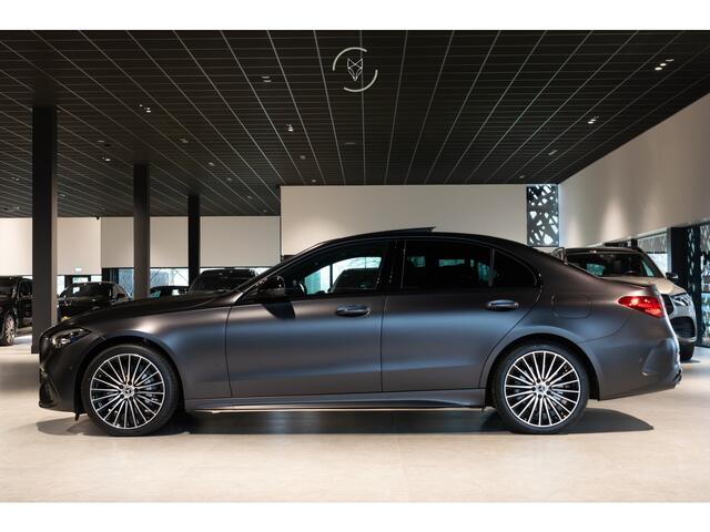 Mercedes-Benz C-KLASSE 300 e AMG Magno|Nappa|Night|Rij-assistentie Plus|Keyless-Go|Stoelkoeling|Pano|360°|Burmester|19''