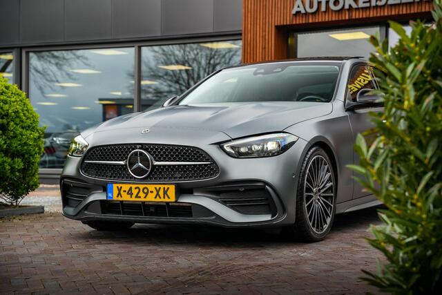 Mercedes-Benz C-KLASSE 200 4MATIC AMG Line Burmester Panodak Ambient 360 Camera Dode Hoek Keyless