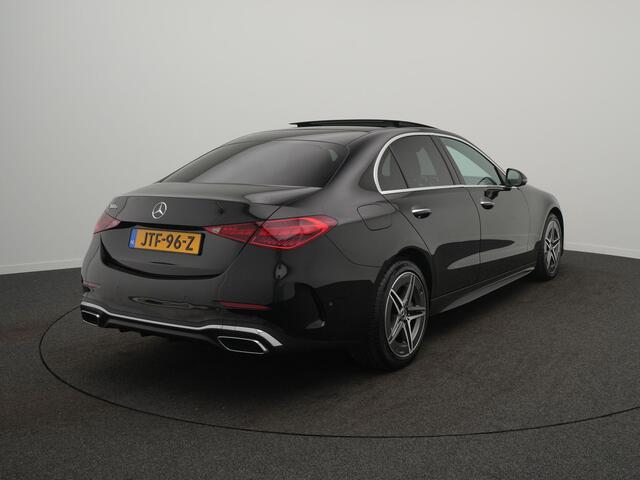Mercedes-Benz C-KLASSE 300 e AMG Line - RIJKLAARPRIJS - Elektrisch Glazen Schuif-/Kanteldak - 360 graden Camera - Head-Up Display