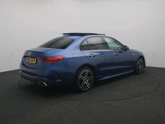 Mercedes-Benz C-KLASSE 300 e Business Solution AMG AMG Line | Night Pakket | Panorama SChuif-Kanteldak | Alarm | Distronic. Inclusief 24 maanden MB Certified garantie voor Europa.