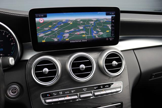 Mercedes-Benz C-KLASSE Estate 300 e Business Solution AMG | Luchtvering | Panoramadak | Burmester | Memory | Camera | Spoorpakket | Dodehoekassistent | Multibeam LED | Sfeerverlichting |