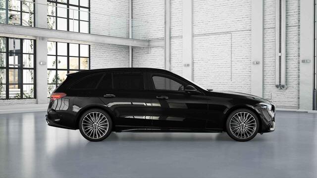 Mercedes-Benz C-KLASSE Estate 300e Business Solution AMG | Panoramaschuifdak | Trekhaak | Nightpakket | Burmester | Stoelverwarming | Dodehoekassistent |