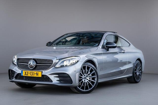 Mercedes-Benz C-KLASSE Coupé 300 AMG Premium+|Pano|Luchtvering|Burmester|Designo-interior|360°|Org.NL|1e eig.|Dealer-onderhouden