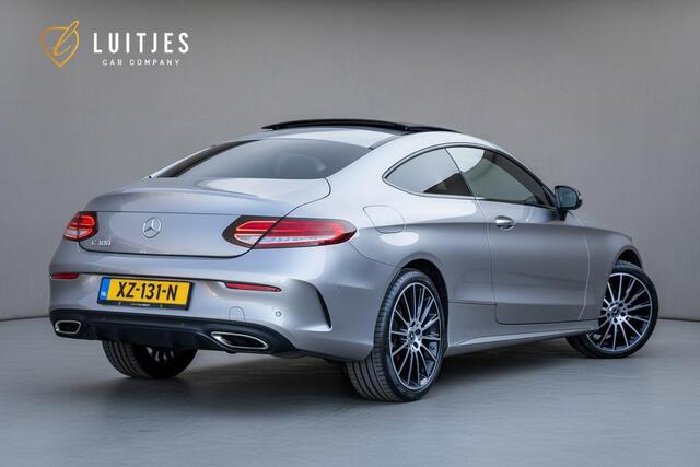 Mercedes-Benz C-KLASSE Coupé 300 AMG Premium+|Pano|Luchtvering|Burmester|Designo-interior|360°|Org.NL|1e eig.|Dealer-onderhouden