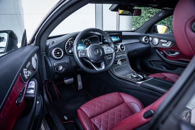 Mercedes-Benz C-KLASSE Coupé 300 AMG Premium+|Pano|Luchtvering|Burmester|Designo-interior|360°|Org.NL|1e eig.|Dealer-onderhouden