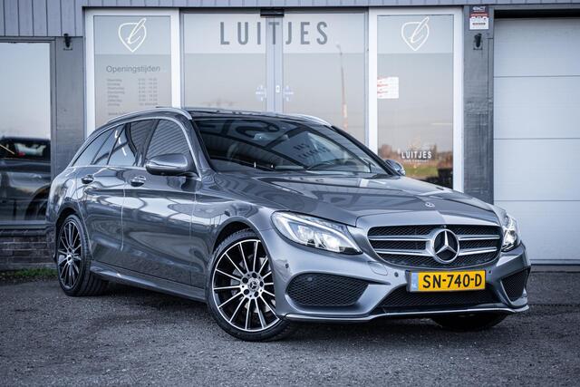 Mercedes-Benz C-KLASSE Estate 180 AMG Sport I Pano I Burmester I Leder I 360° I Stoelmemo I NL-auto I 1e-eig.
