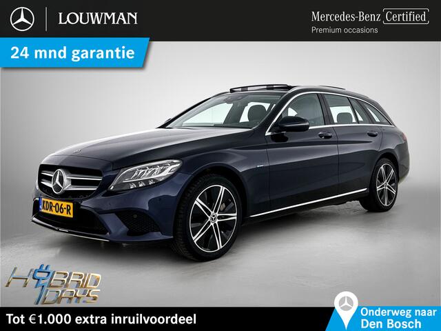 Mercedes-Benz C-KLASSE Estate 300 e Plug-In Hybride Panorama Schuif-Kanteldak | Achteruitrijcamera | Ledkoplampen | Easy Pack Achterklep | Stoelverwarming. Inclusief 24 maanden MB Certified garantie voor Europa.