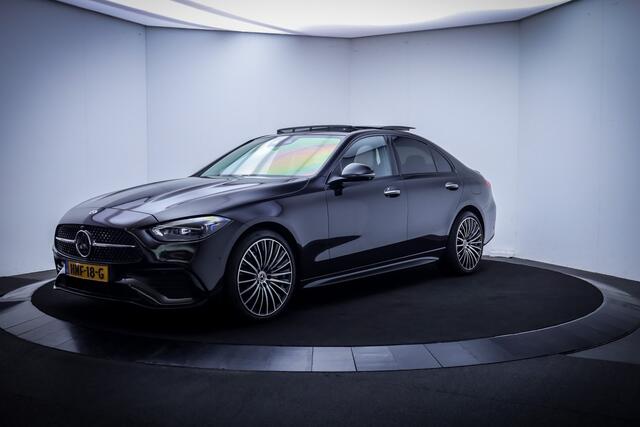 Mercedes-Benz C-KLASSE 300e AMG Line Limited PANO | MEMORY | LEDER | 360 CAM | CARPLAY | BLINDSPOT | STOELVERW + MASSAGE | ACC | LMV 19''