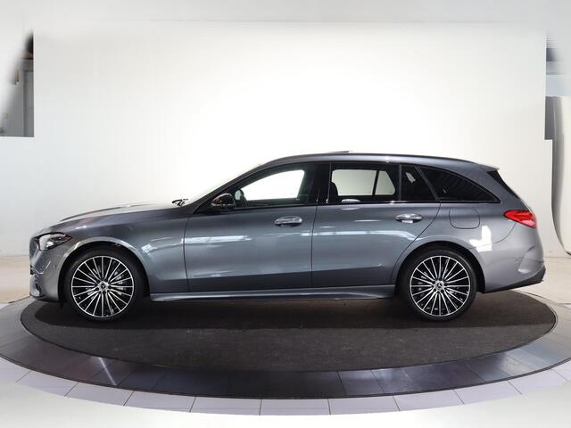 Mercedes-Benz C-KLASSE 300e Business Solution AMG | Panoramaschuifdak | Premium Plus | Burmester | Head-Up | Trekhaak | Stoelventilatie |