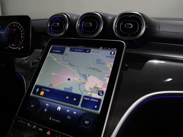 Mercedes-Benz C-KLASSE 300e Business Solution AMG | Panoramaschuifdak | Premium Plus | Burmester | Head-Up | Trekhaak | Stoelventilatie |