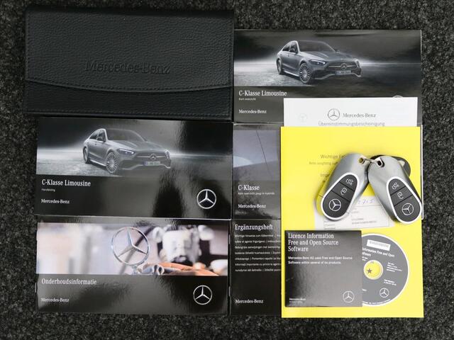Mercedes-Benz C-KLASSE 300 e Business Solution AMG AMG Line | Night Pakket | Panoramadak | 19 Inch AMG Velgen | Memory Voorstoelen. Inclusief 24 maanden Mercedes-Benz Certified garantie voor Europa.
