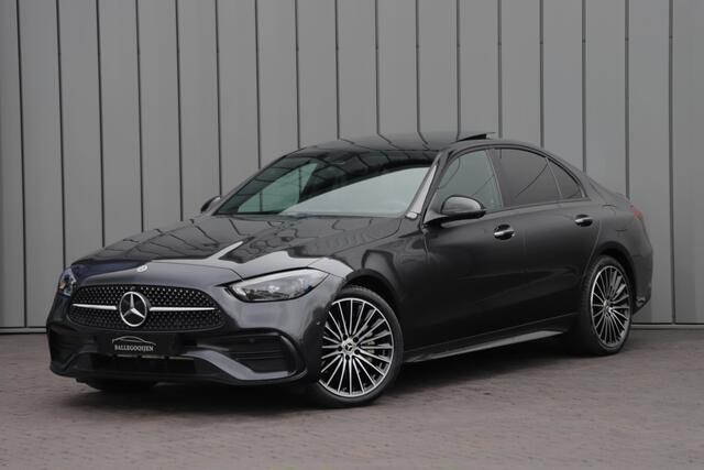 Mercedes-Benz C-KLASSE 300e AMG | 313PK | Head-up | Keyless-go | Pano | Digital-light | Sfeerverlichting | Standkachel | Leder | 2022.