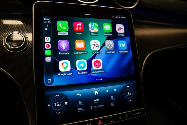 Mercedes-Benz C-KLASSE 180 AMG Line|Sfeerverlichting|Carplay|Leder|Acc