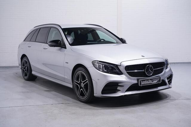 Mercedes-Benz C-KLASSE Estate 300 e Business Solution AMG navigatie full-map 360-camera schakelflippers a/h stuur sportstoelen verwarmbaar dynamic-select PDC v+a ACC Ecc electrische-achterklep led-verlichting touch-pad