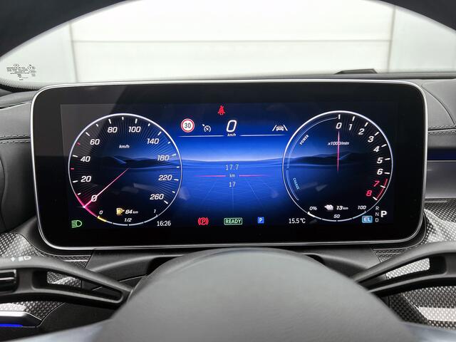 Mercedes-Benz C-KLASSE 300 e Business Solution AMG | Comfortpakket Plus | Nightpakket | Middenconsole metaalstructuur | Trekhaak | GUARD 360° Plus | Panoramaschuifdak | 360° camera | Diamond grill | 19" multispaaks lichtmetalen AMG-velgen |