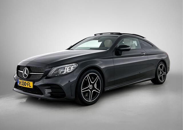Mercedes-Benz C-KLASSE 300 Coupe AMG line Premium Plus | Alarm | Panorama schuifdak | Burmester Sound | Parkeerpakket met 360°-camera Inclusief 12 Maanden Garantie.