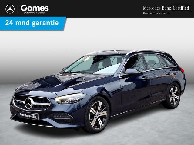 Mercedes-Benz C-KLASSE Estate 200 Luxury Line | Trekhaak | Rijassistentiepakket | Achteruitrijcamera | Sfeerverlichting | Stoelverwarming | Dodehoekassistentie | Elektrische achterklep