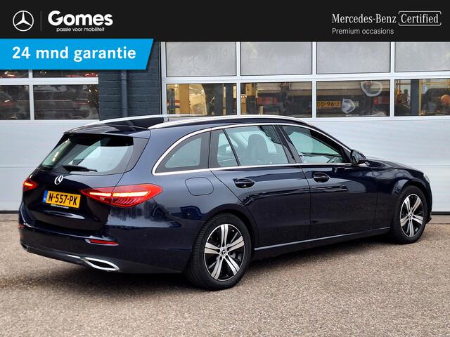 Mercedes-Benz C-KLASSE Estate 200 Luxury Line | Trekhaak | Rijassistentiepakket | Achteruitrijcamera | Sfeerverlichting | Stoelverwarming | Dodehoekassistentie | Elektrische achterklep