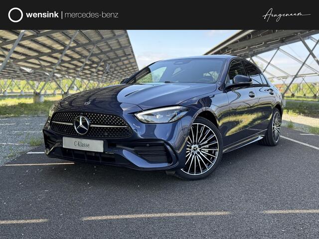 Mercedes-Benz C-KLASSE 300e Business Solution AMG | Night | Panoramaschuifdak | Burmester | AMG-line plus | Head-up display | Trekhaak |