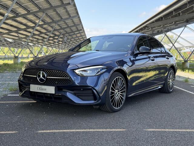 Mercedes-Benz C-KLASSE 300e Business Solution AMG | Night | Panoramaschuifdak | Burmester | AMG-line plus | Head-up display | Trekhaak |