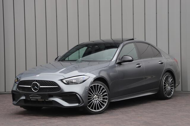 Mercedes-Benz C-KLASSE 300e AMG | 313PK | Head-up | Keyless | Burmester | Distronic+ | Sfeerverl. | Stoelkoeling | Stuurwielverw. | Memory | 2025.
