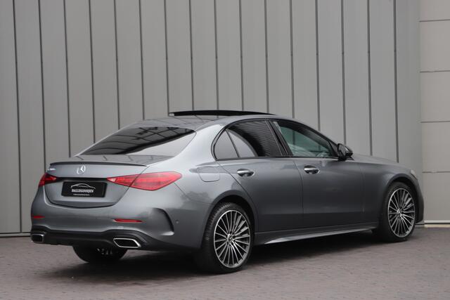 Mercedes-Benz C-KLASSE 300e AMG | 313PK | Head-up | Keyless | Burmester | Distronic+ | Sfeerverl. | Stoelkoeling | Stuurwielverw. | Memory | 2025.