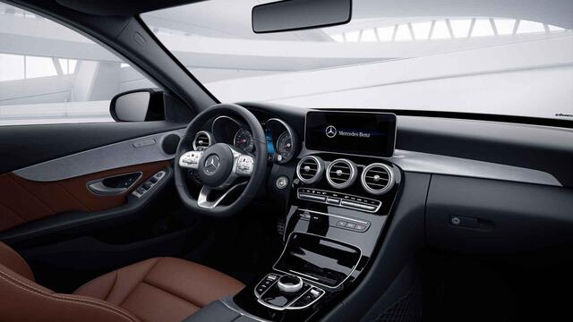 Mercedes-Benz C-KLASSE 160 Business Solution AMG | Panoramadak | Night | Multibeam | Stoelverwarming | Lederen bekleding |
