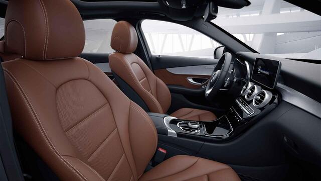 Mercedes-Benz C-KLASSE 160 Business Solution AMG | Panoramadak | Night | Multibeam | Stoelverwarming | Lederen bekleding |